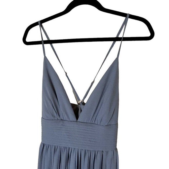 Lulu's Depths of My Love Dusty Blue Maxi Dress - Picture 9 of 15